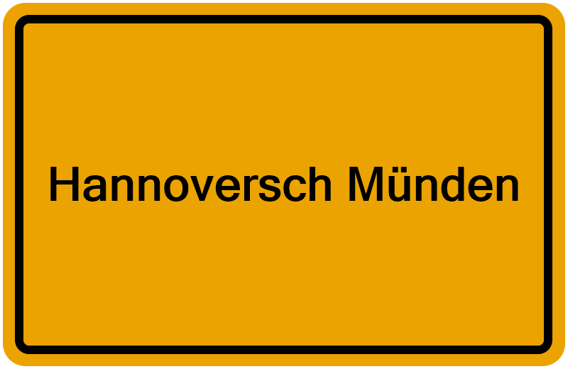 Handelsregister Hannoversch Münden